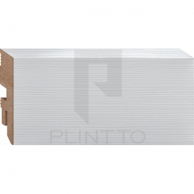 Напольный плинтус МДФ Plintto Эко Snow Veralinga тип-0 